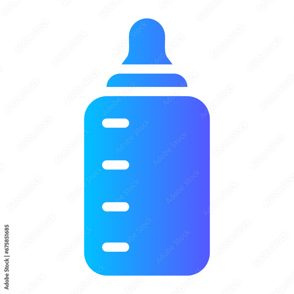 baby bottle gradient icon baby bottle gradient icon