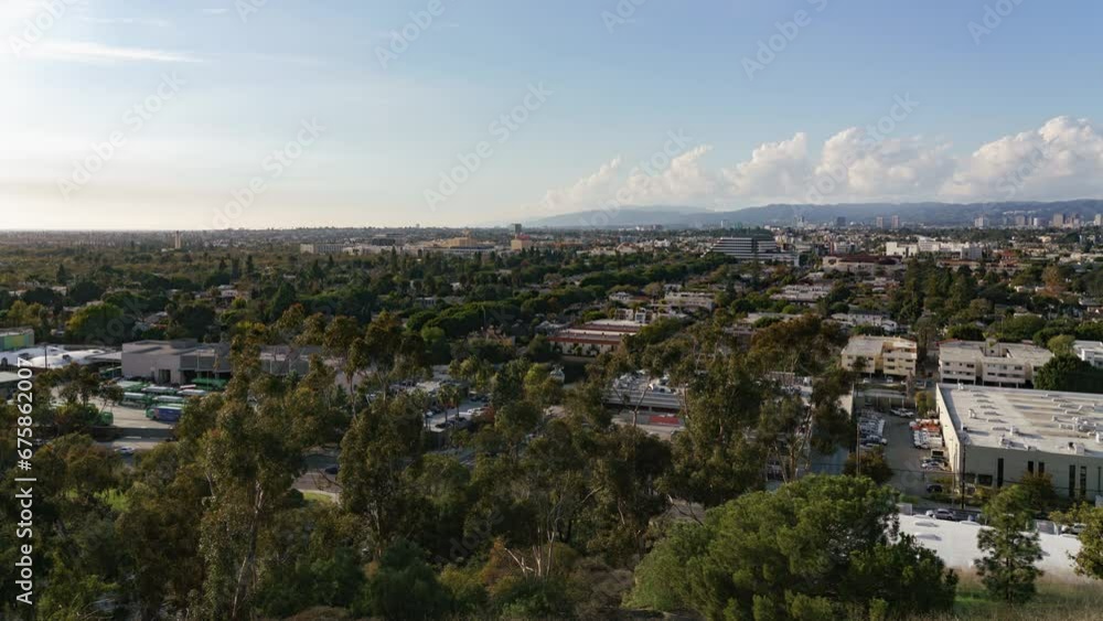 West Los Angeles Santa Monica from Culver City Time Lapse California USA West Los Angeles Santa Monica from Culver City Time Lapse California USA