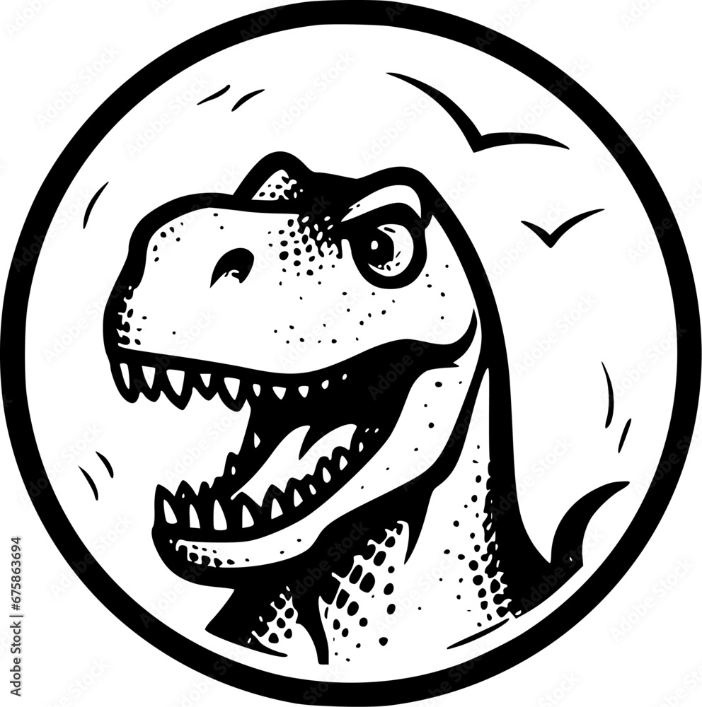 Dino - High Quality Vector Logo - Vector illustration ideal for T-shirt graphic Dino - High Quality Vector Logo - Vector illustration ideal for T-shirt graphic