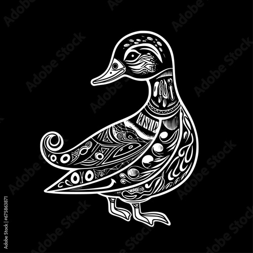 Duck - High Quality Vector Logo - Vector illustration ideal for T-shirt graphic