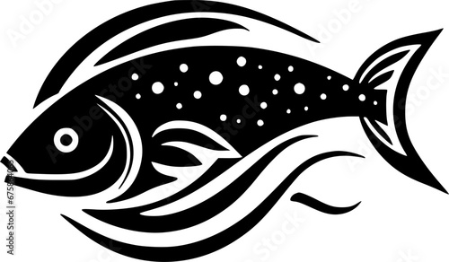 Fish - High Quality Vector Logo - Vector illustration ideal for T-shirt graphic