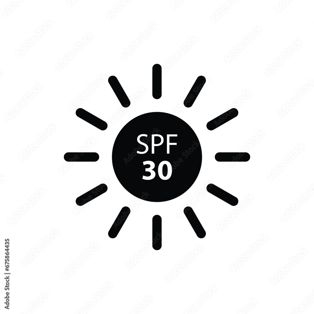 Sunscreen icon vector spf icon sun protection cosmetic cream Skin Protection Sunscreen icon vector spf icon sun protection cosmetic cream Skin Protection