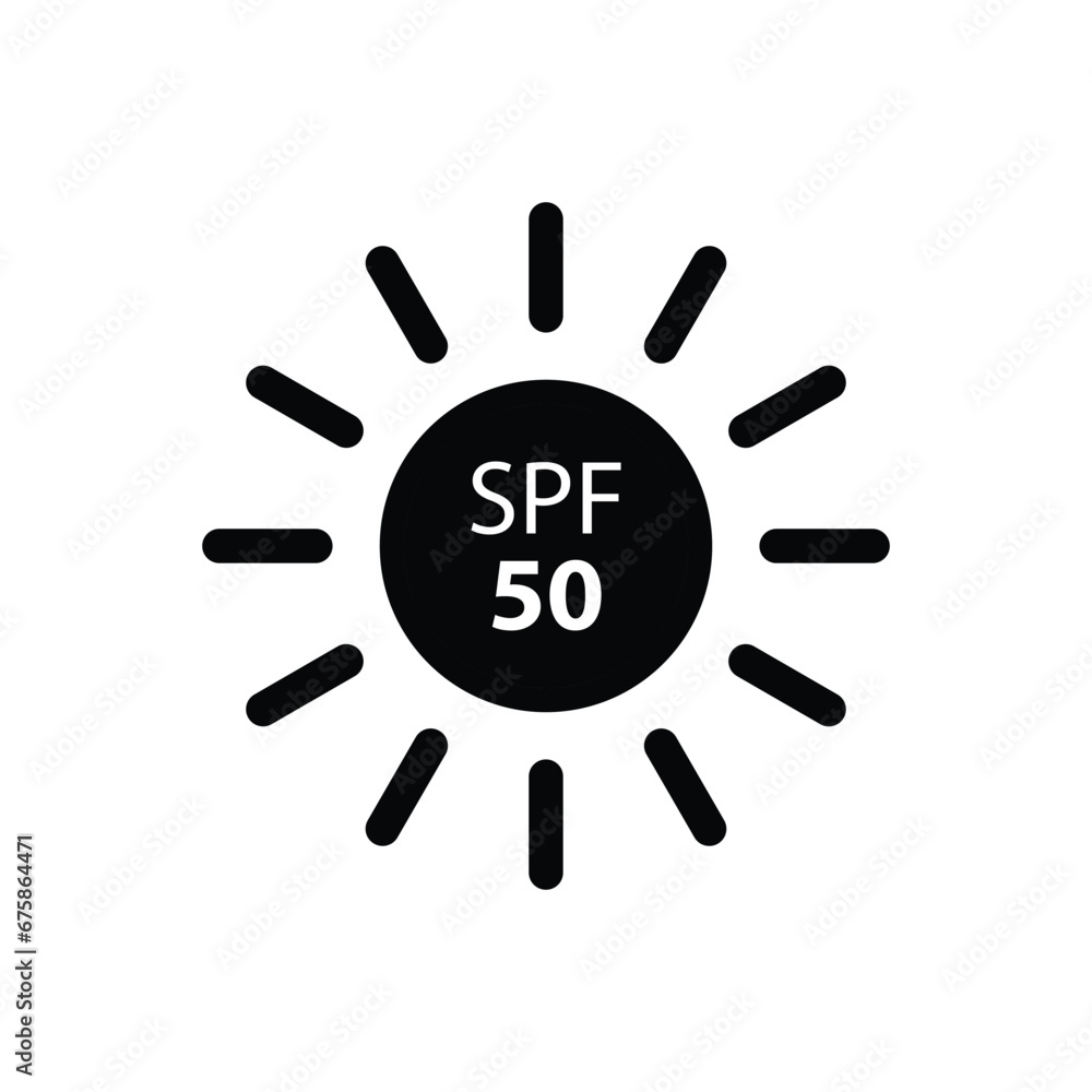 Sunscreen icon vector spf icon sun protection cosmetic cream Skin Protection Sunscreen icon vector spf icon sun protection cosmetic cream Skin Protection