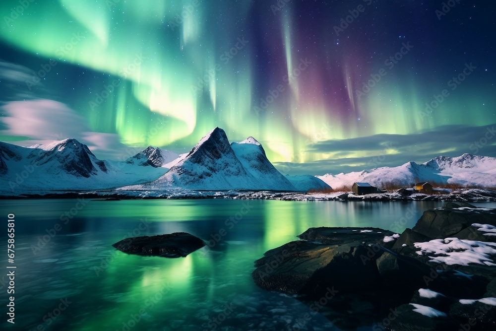 Aurora Rhythms: Capturing Nature's Dazzling Light Display