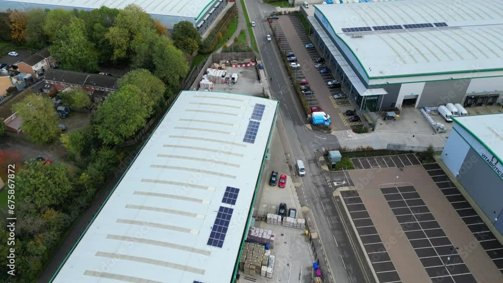 Gorgeous Aerial view of Luton City of England Gorgeous Aerial view of Luton City of England
