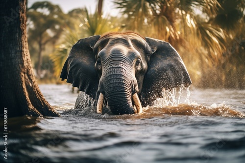 Elephant Grace: Nature's Majestic Behemoth