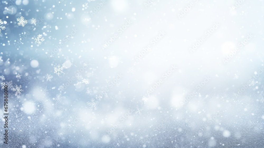 Winter Wonderland: Abstract Seasonal Backdrops