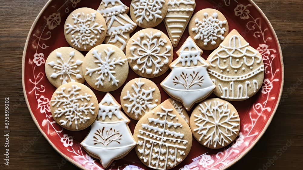 white gingerbread cookies