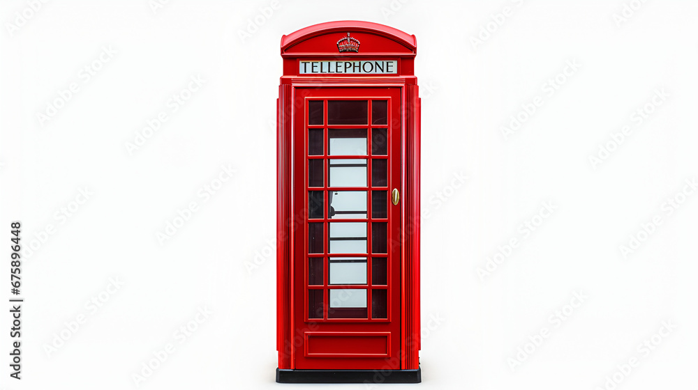 Fototapeta premium british telephone box