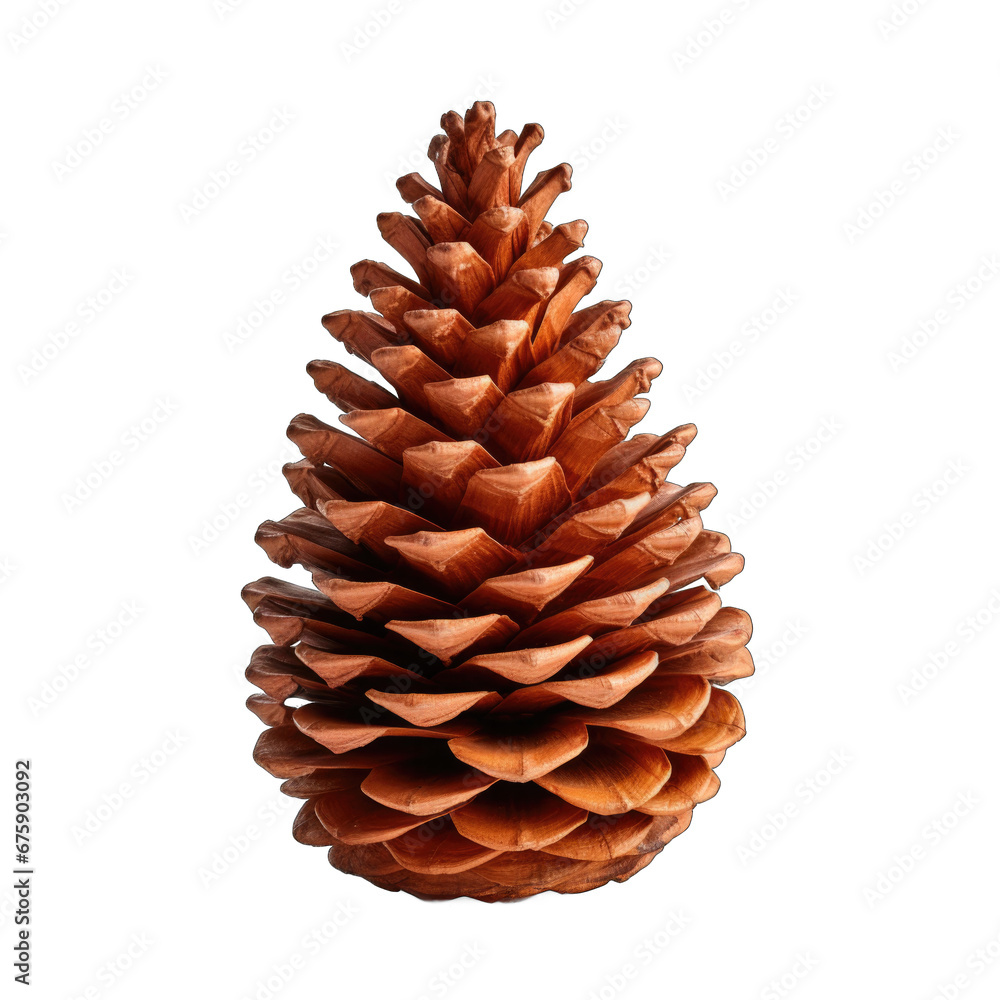 Deodar cedar cone isolated on transparent background Deodar cedar cone isolated on transparent background