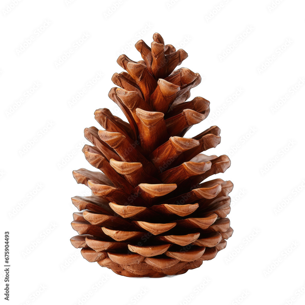 Corkbark fir cone isolated on transparent background Corkbark fir cone isolated on transparent background