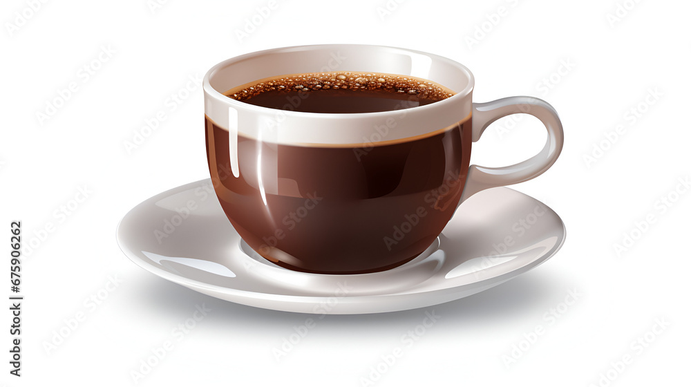 Obraz premium coffee cup isolated on white