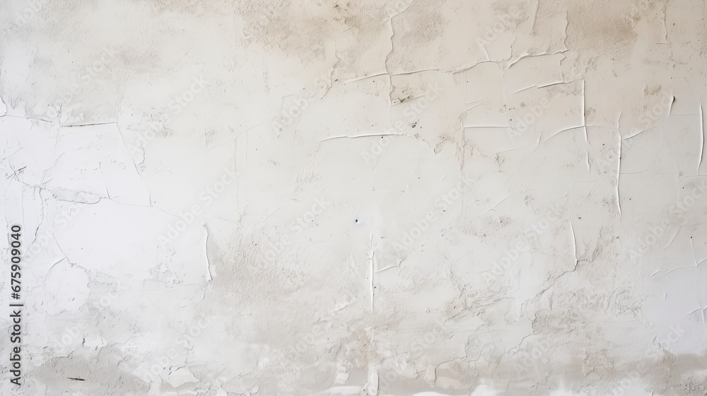 Obraz premium White Plastered Wall Background Textured Surface in Minimalist Design.