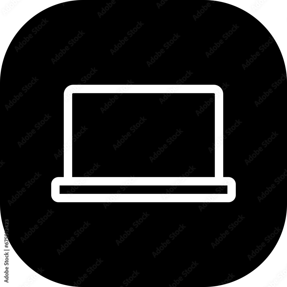 Laptop devices icon with black filled line outline style. laptop, computer, business, technology, screen, blank, notebook. Vector Illustration Laptop devices icon with black filled line outline style. laptop, computer, business, technology, screen, blank, notebook. Vector Illustration
