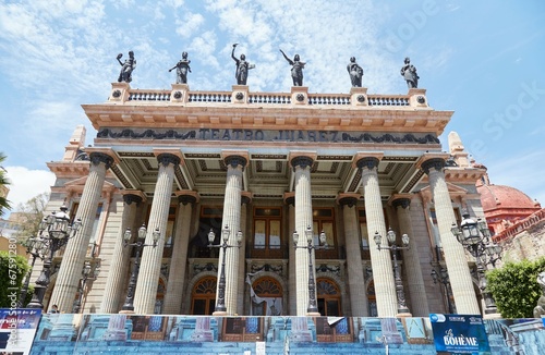 Фотография The stunning Teatro Juarez in Guanajuato, Mexico