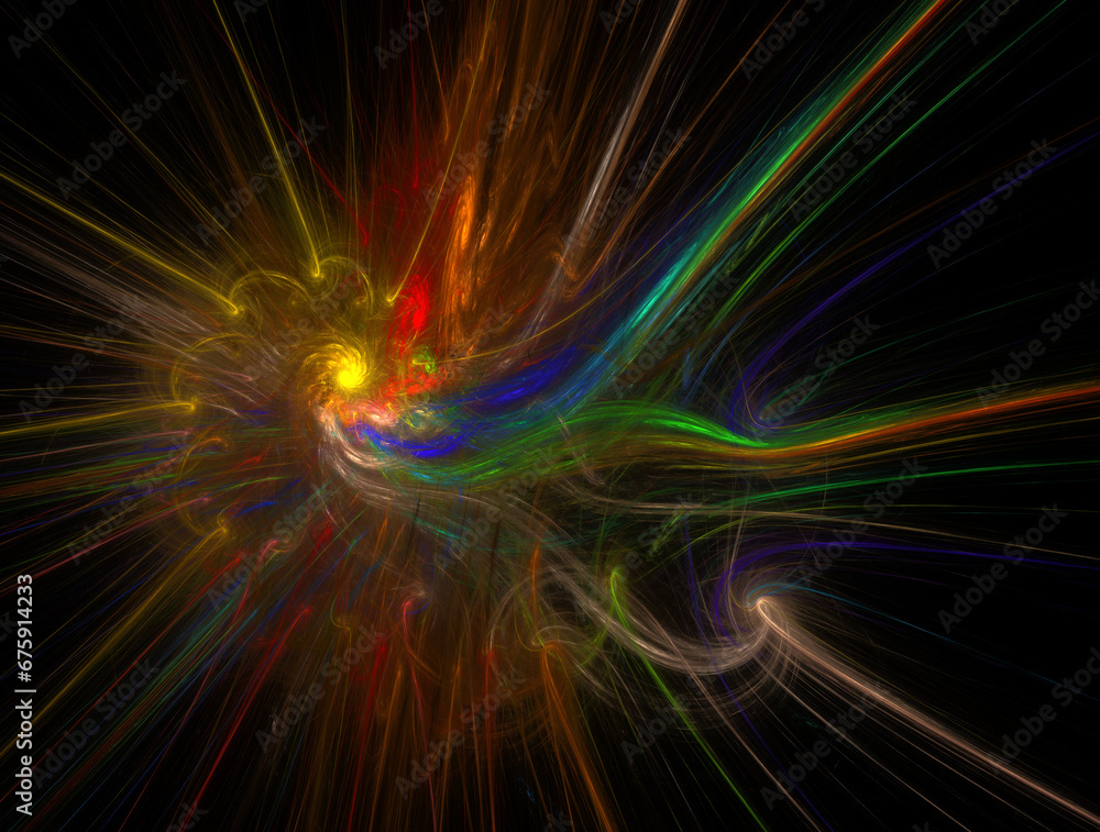 Obraz premium Imaginatory fractal abstract background Image