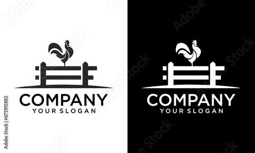 Rooster head logo vector icon symbol illustration design.Rooster chicken cock. Abstract vector illustration