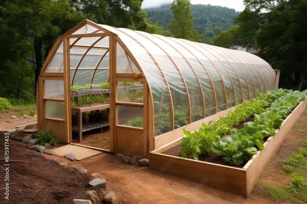 huge greenhouse with a wooden frame - backyard farming huge greenhouse with a wooden frame - backyard farming
