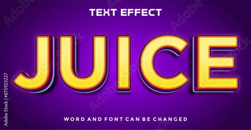 Juice editable text effect