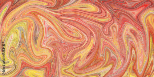  Abstract fluid art background light orange and golden colors Creative background with abstract waves. Multi color marble pattern of the blend of curves. Abstract pattern