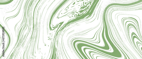 Vector Dark green marble acrylic swirl seamless pattern and liquid, marble, fluid, ink, pattern green and white color Transparent background