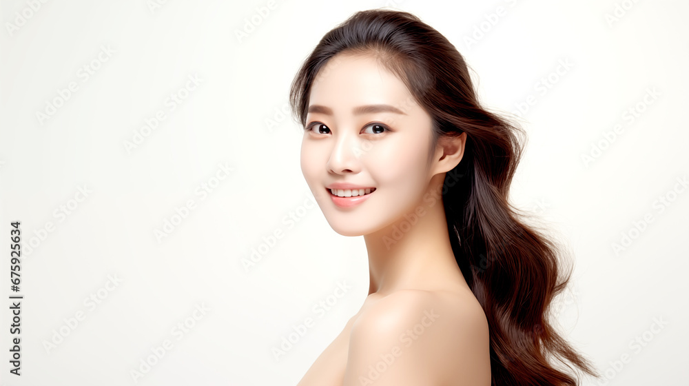 BEAUTIFUL YOUNG ASIAN WOMAN WITH CLEAN FRESH SKIN. legal AI BEAUTIFUL YOUNG ASIAN WOMAN WITH CLEAN FRESH SKIN. legal AI
