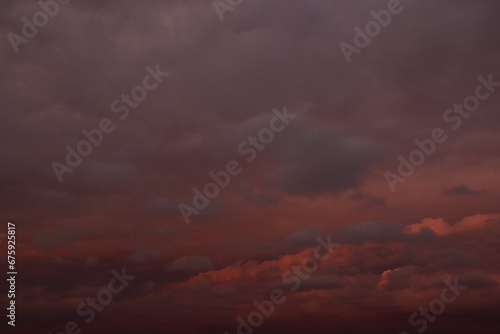 Sky landscape. Colorful sunset. © Vadym