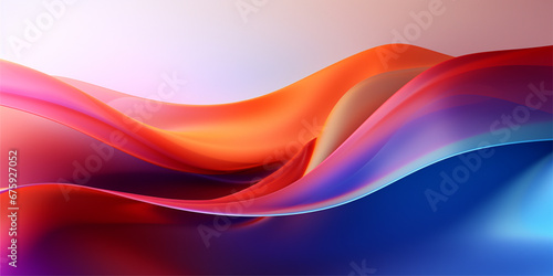 abstract background with colorful wave 0161