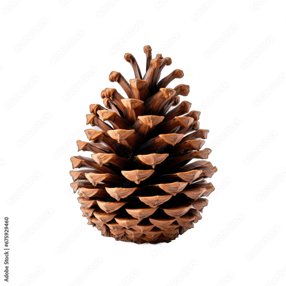 Scots pine cone isolated on transparent background Scots pine cone isolated on transparent background