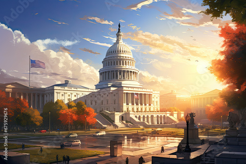 U.S. Capitol Building, Washington, DC USA. photo