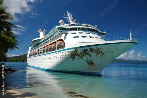 cruise ship in port © nataliya_ua