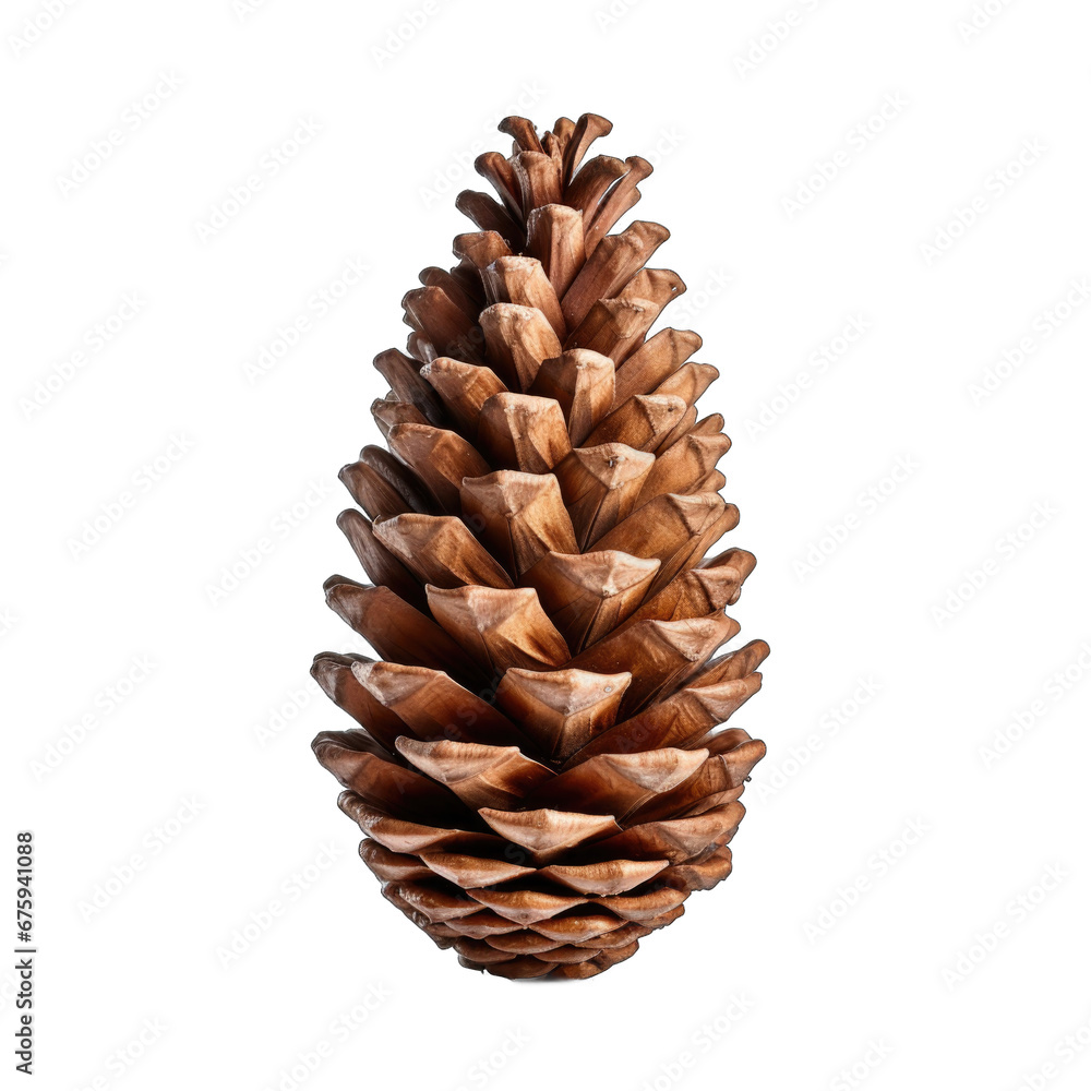 Amabilis fir cone isolated on transparent background Amabilis fir cone isolated on transparent background