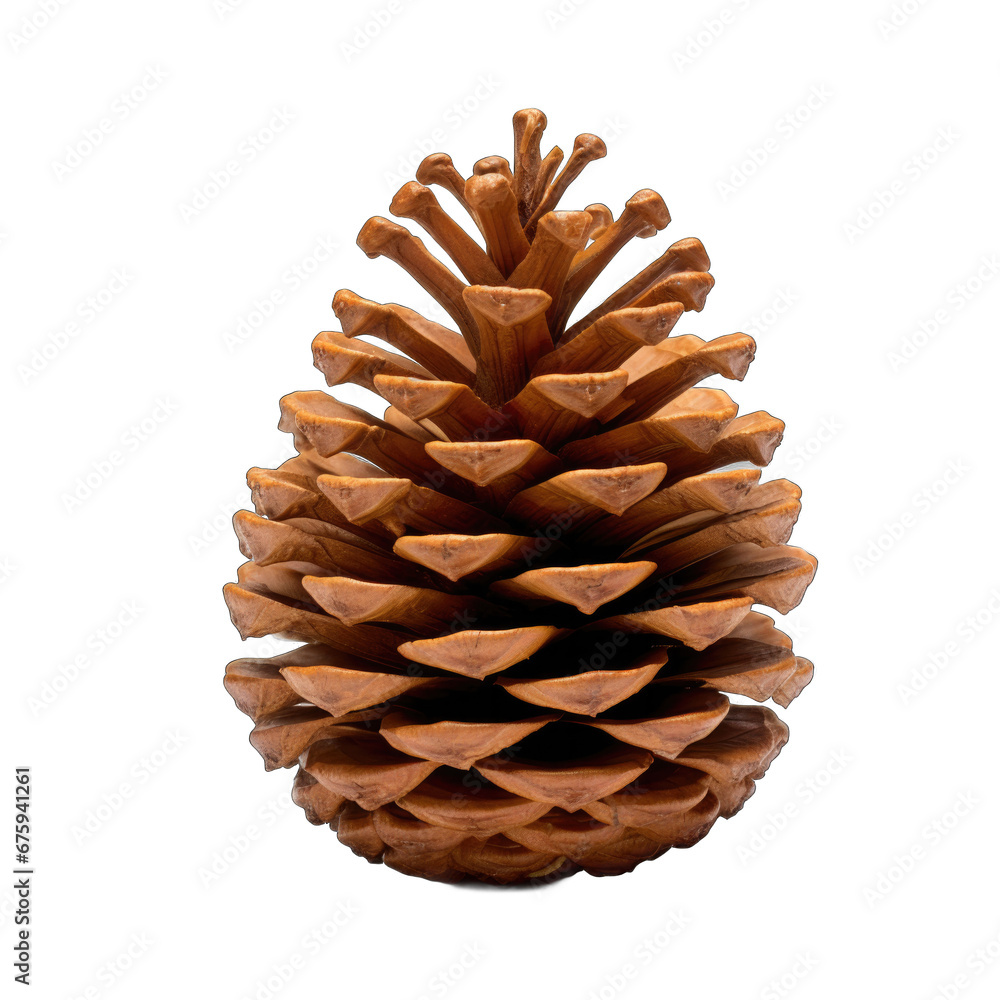 Scots pine cone isolated on transparent background Scots pine cone isolated on transparent background