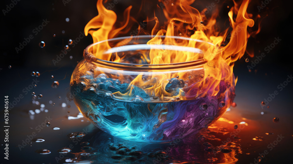 Cauldron Bubble Natural Colors, Background Image, Background For Banner, HD