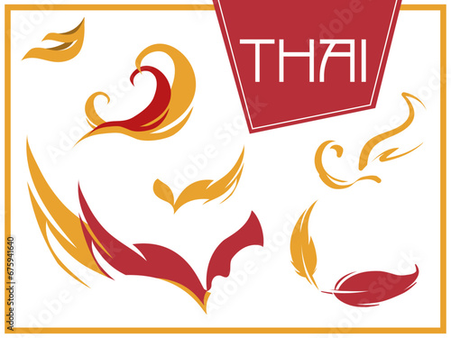 Logo - thai - élément composition