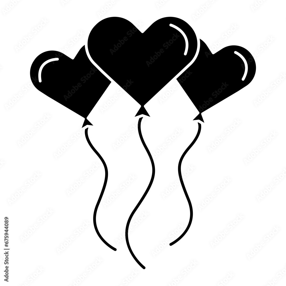 Love balloons and gifts vector Love balloons and gifts vector