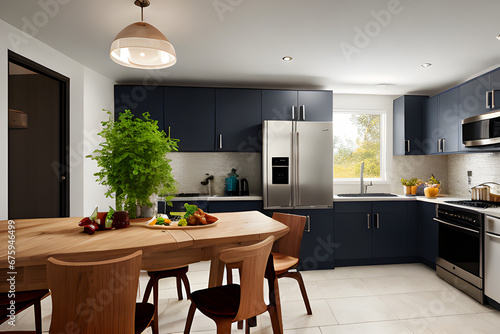 modern kitchen interior