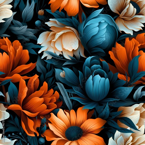 colorful_floral_wallpaper_in_the_style_of_realistic
