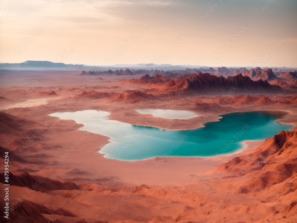 Martian soil, a marvelous desert