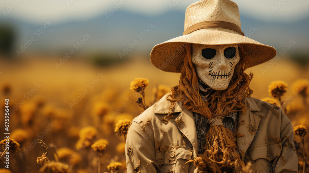 Scarecrow Natural Colors, Background Image, Background For Banner, HD