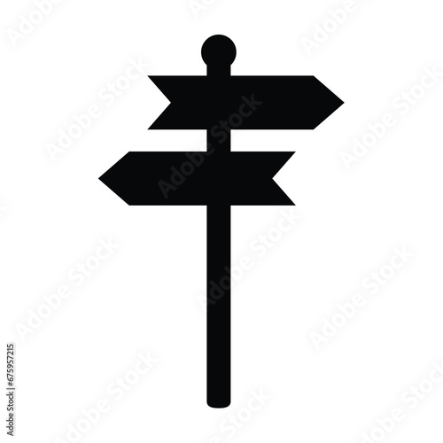Wallpaper Mural Traffic direction board icon. Signpost icon Torontodigital.ca