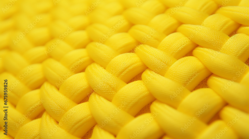 Microscopic Textures: Close-Up of Detailed YELLOW Fabric Textile, COLOR Microscopic Textures: Close-Up of Detailed YELLOW Fabric Textile, COLOR