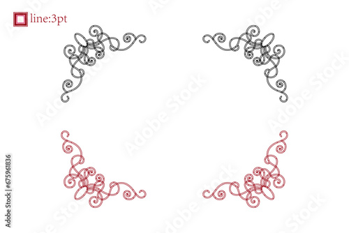 The design of the frames is intricate and symmetrical, with a mix of baroque, rococo, victorian, gothic, medieval, and renaissance styles.