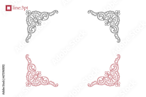 The design of the frames is intricate and symmetrical, with a mix of baroque, rococo, victorian, gothic, medieval, and renaissance styles.