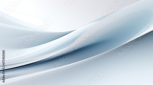 Blue-white background with wavy lines © Katya