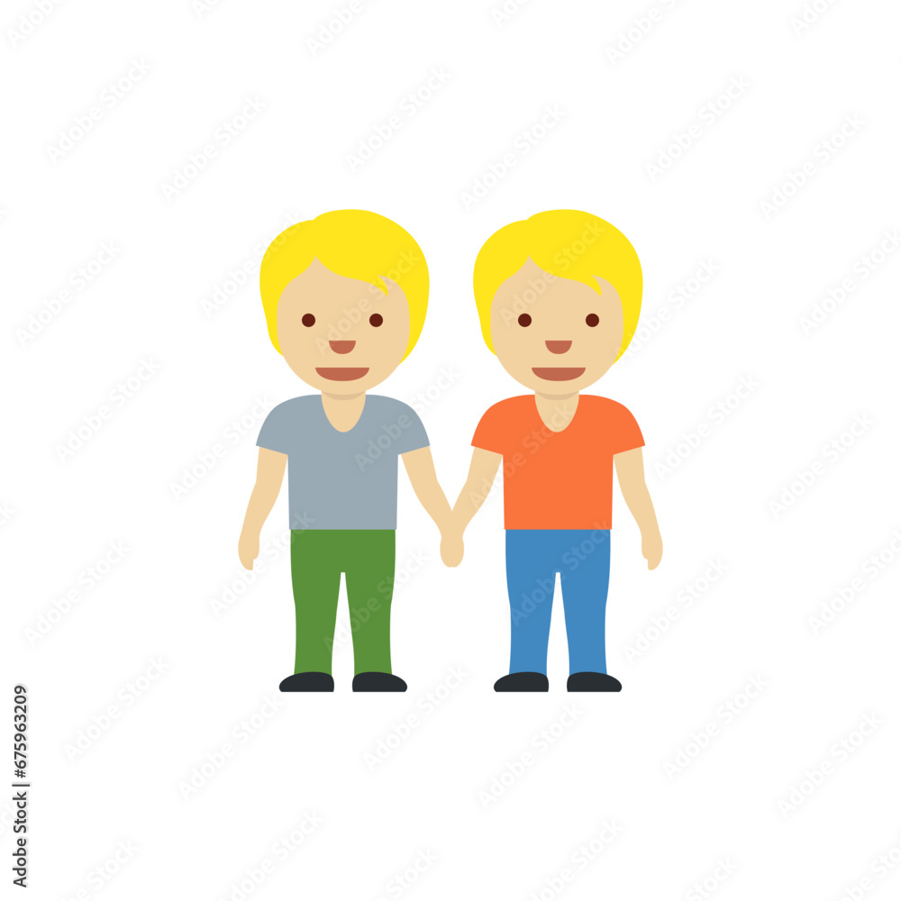 People Holding Hands: Medium-Light Skin Tone People Holding Hands: Medium-Light Skin Tone