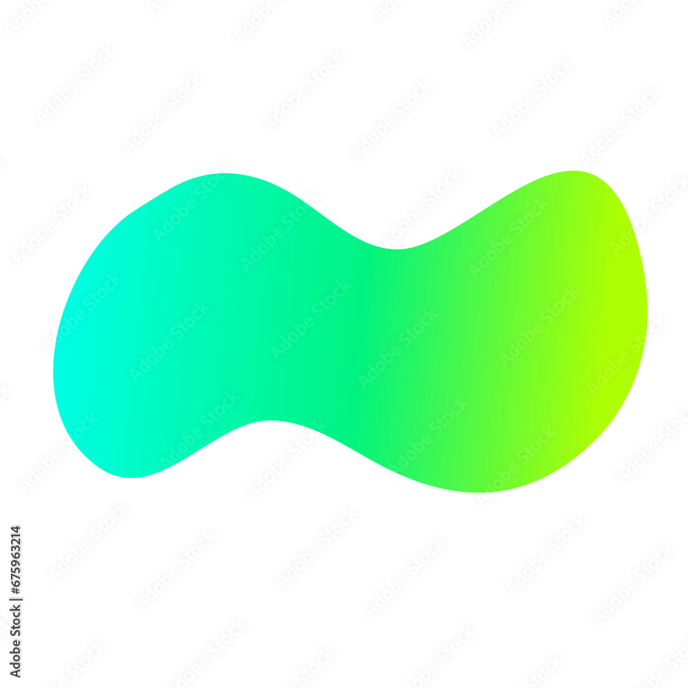 Gradien blobs shapes Abstract 