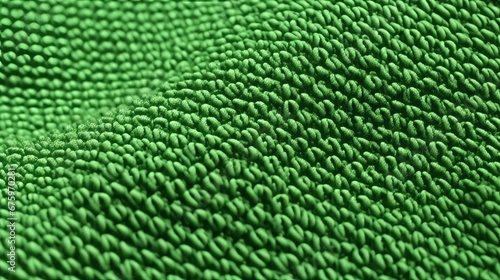 Green soccer fabric texture with air mesh. Sportswear background
