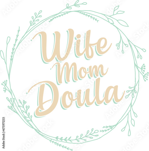 Doula sublimation design eps file