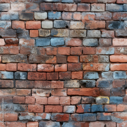 Weathered Bricks  Seamless Texture Pattern
